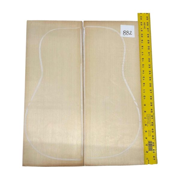 German Spruce Bookmatched Dreadnought Guitar Tops #882 For Cheap - Image 2