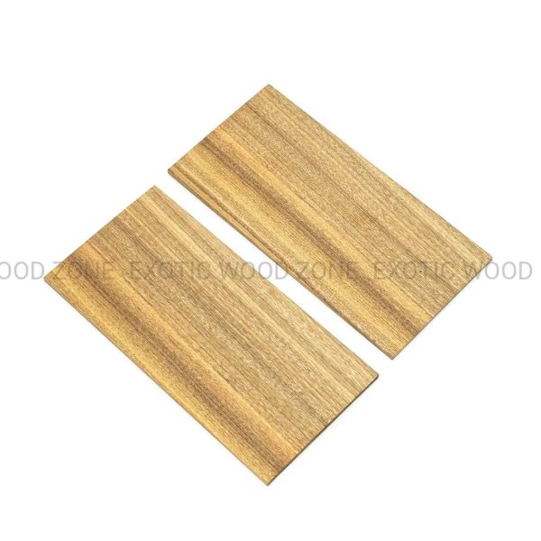 Canarywood Wood Veneer | Marquetry Inlay - 200mm x 100mm x 4mm For Sale - Image 4