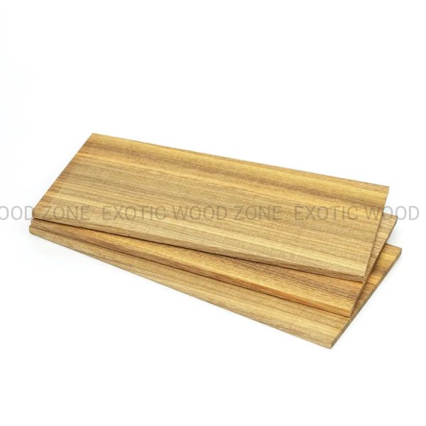 Canarywood Wood Veneer | Marquetry Inlay - 200mm x 100mm x 4mm For Sale - Image 2