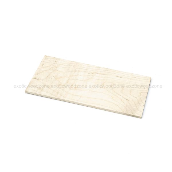 Flame Hard Maple Wood Veneer | Marquetry Inlay - 200mm x 100mm x 4mm Online Sale - Image 3