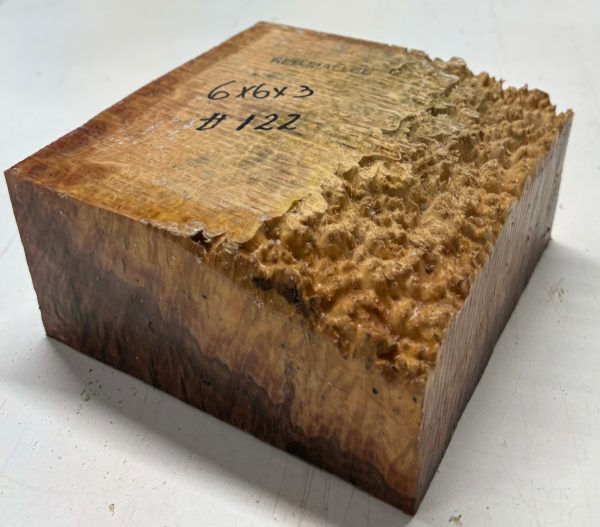 Australian Red Mallee Burl Wood Bowl Blank, 6  x 6  x 3  | #122 Online Hot Sale - Image 3
