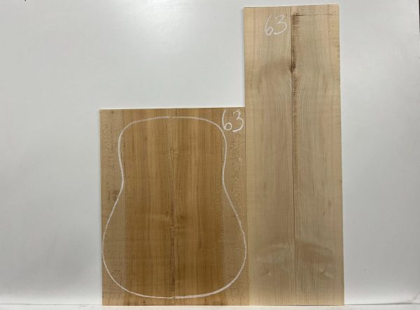 Hard Maple Dreadnought Guitar Back And Side Sets #63 Sale
