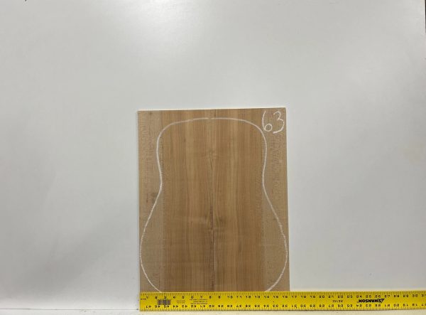Hard Maple Dreadnought Guitar Back And Side Sets #63 Sale - Image 5