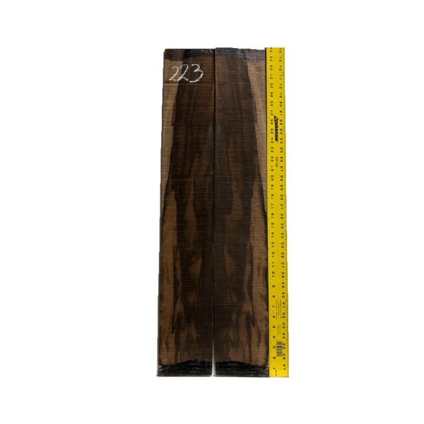 Macassar Ebony Dreadnought Guitar Back & Side Sets #223 Online Hot Sale - Image 5