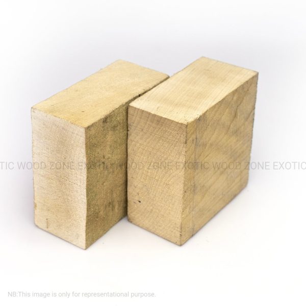 Pack of 3 ,Hard Maple Wood Bowl Blanks 4  x 4  x 2  Supply - Image 2