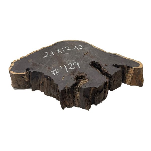 African Blackwood Live Edge Slab Cookies - 21 x 12 x 3  #429 Online - Image 2