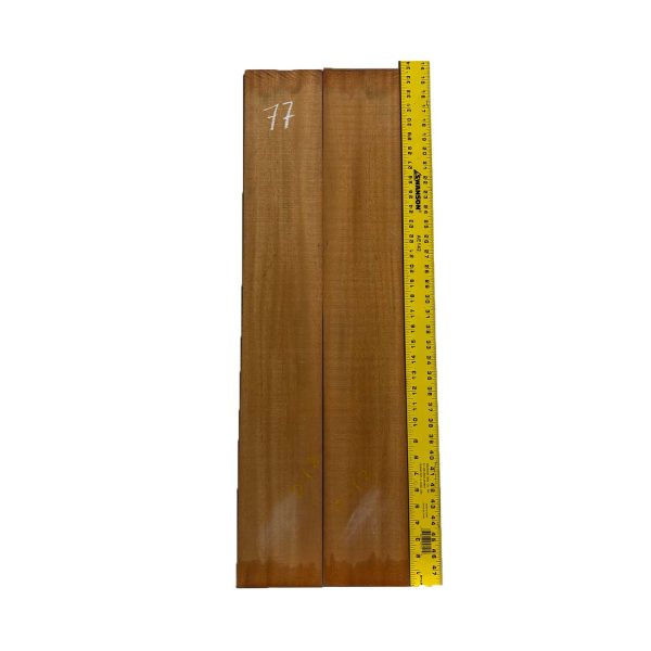 Indian Genuine Mahogany (Old Grown) Dreadnought Guitar Back & Side Sets #52 #77 Cheap - Image 5
