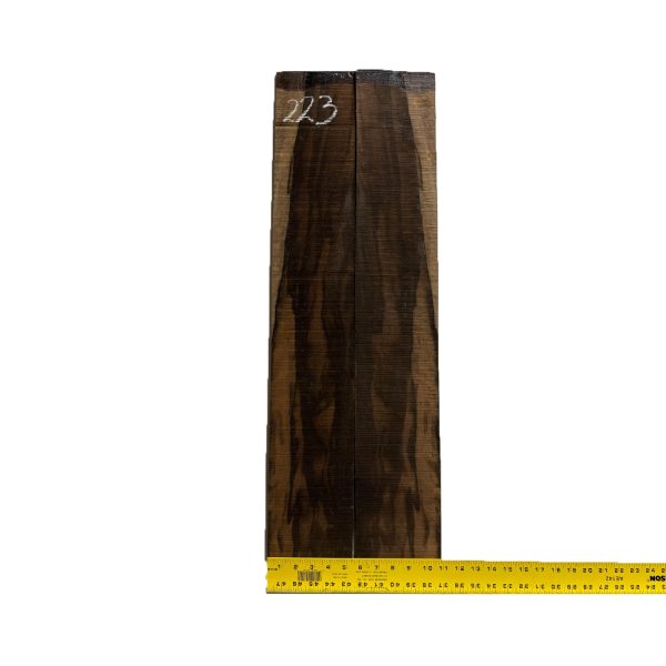 Macassar Ebony Dreadnought Guitar Back & Side Sets #223 Online Hot Sale - Image 4