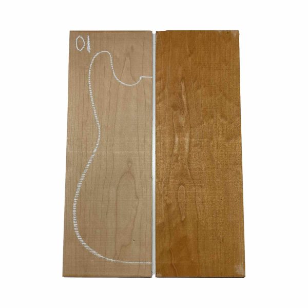 Quilted Maple Guitar Drop Top Set - 21  x 7-1 4  x 1 4  #01 Supply - Image 4