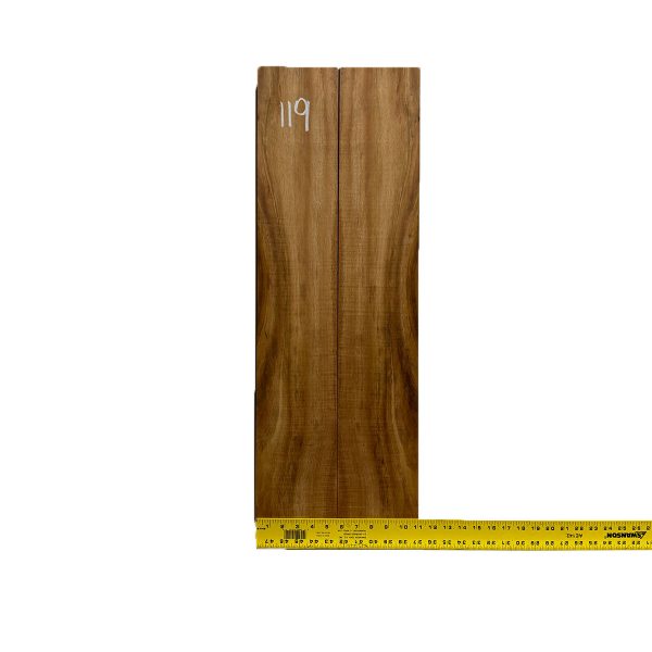 Flame Hawaiian Koa Dreadnought AAA Grade Guitar Back & Side Set #119 Online Hot Sale - Image 4