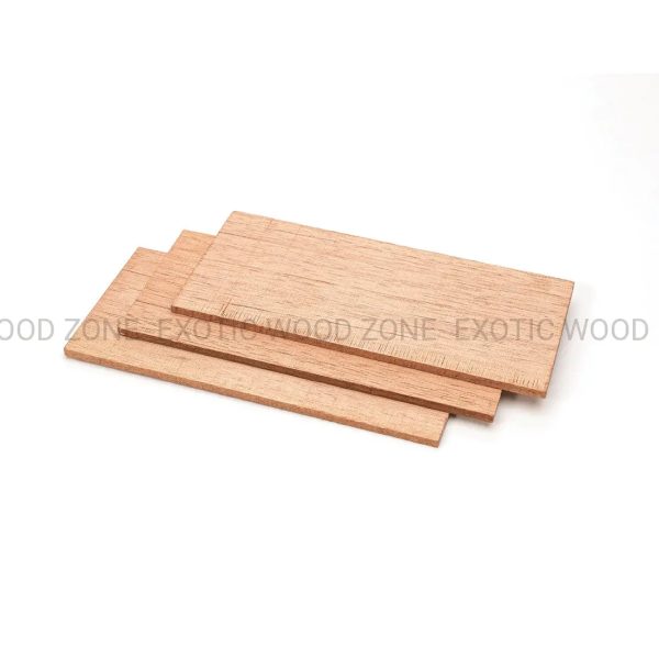 Spanish Cedar Wood Veneer | Marquetry Inlay - 200mm x 100mm x 4mm Online now - Image 5