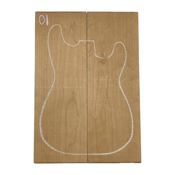 Quilted Maple Guitar Drop Top Set - 21  x 7-1 4  x 1 4  #01 Supply - Image 2