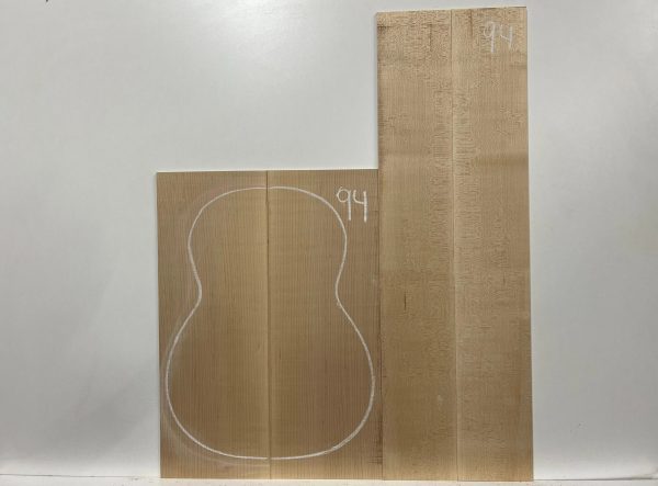 Hard Maple Classical Guitar Back and Side Sets #94 Online
