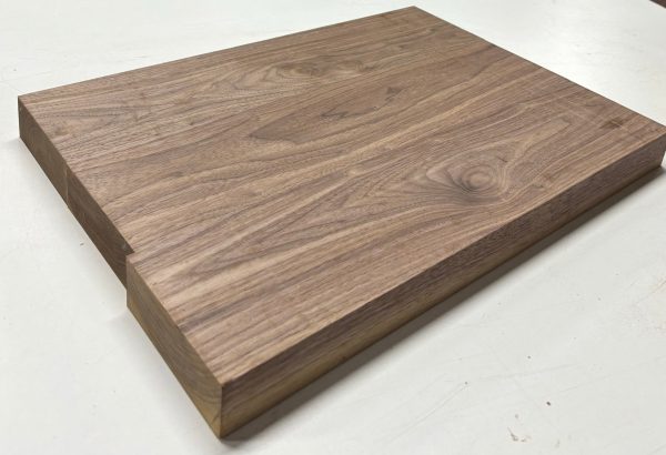 Black Walnut Guitar Body Blank - 21  x 14-3 4  x 1-3 4 , 12 Lbs (3 Pcs Glued) #722 For Sale