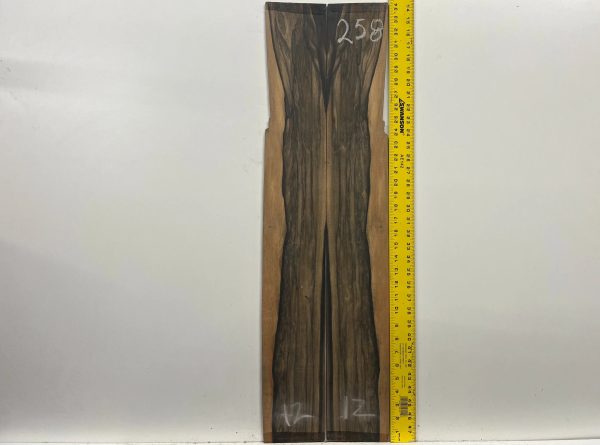 Crelicam Gaboon Ebony Classical Guitar Side Set #258 Hot on Sale - Image 3