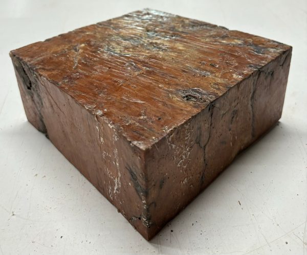 Australian Red Gum Bowl Blank 7-1 2  x 7-1 2  x 3  #55 Discount - Image 3
