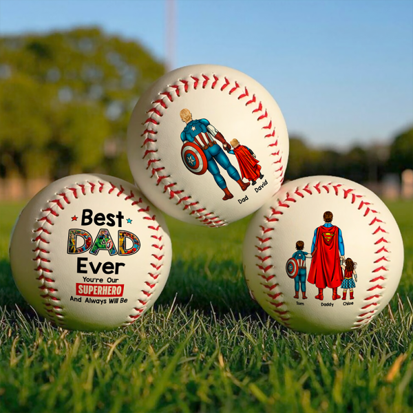 Personalized Gift For Dad Baseball Father s Day Super Dad 04ACHU020425PA For Discount - Image 3